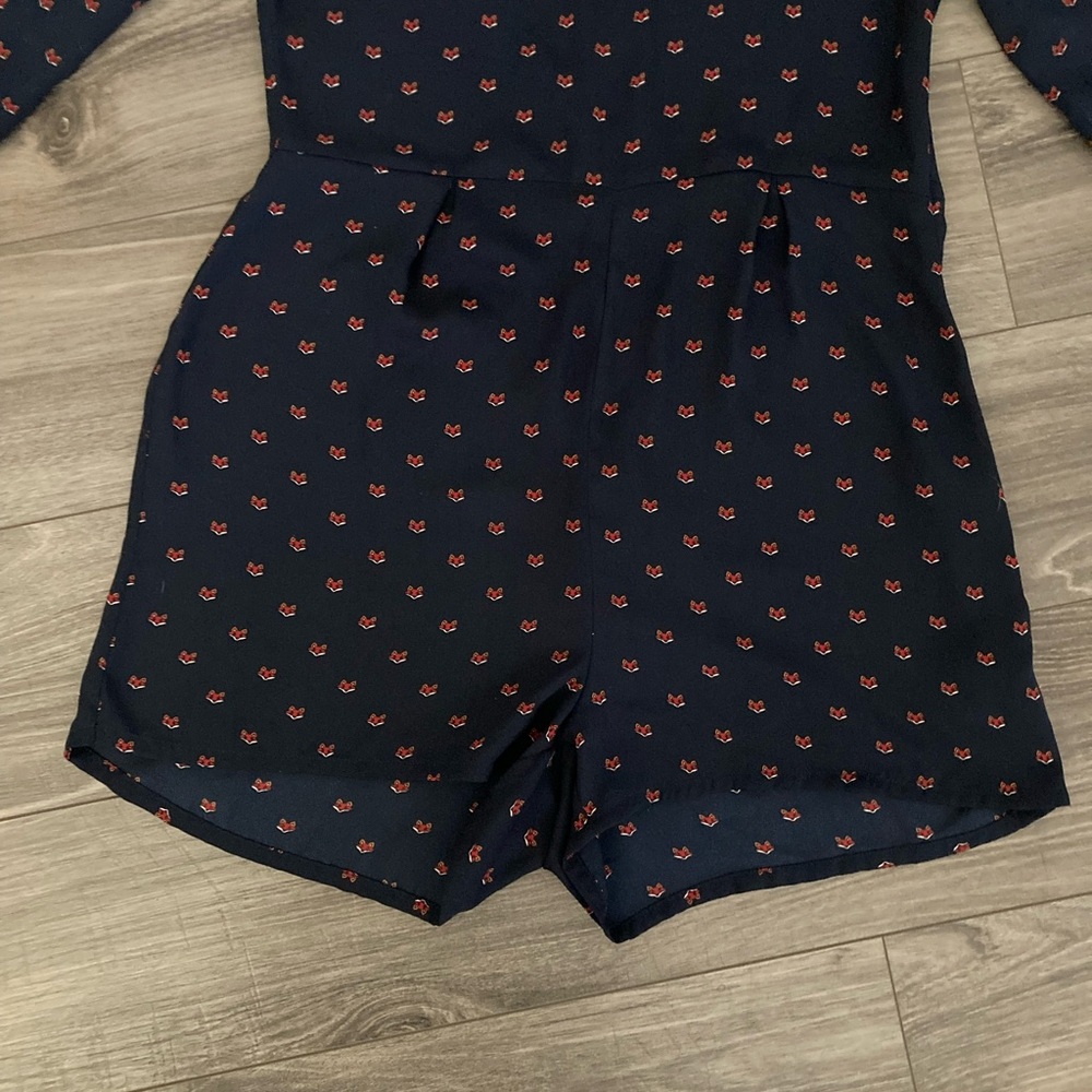 Romper Fox Print Pattern - image 3